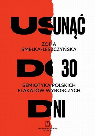 Usunąć do 30 dni Zofia Smełka-Leszczyńska - okladka książki