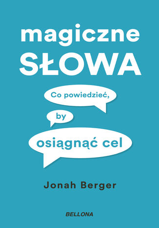 Magiczne słowa Jonah Berger - okladka książki