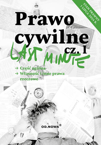 Last minute.Prawo Cywilne Boguslaw Gąszcz - okladka książki