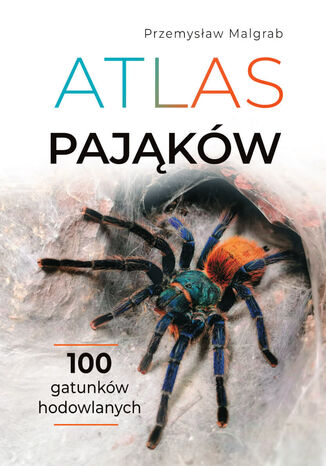 Atlas pająków Przemysław Malgrab - okladka książki