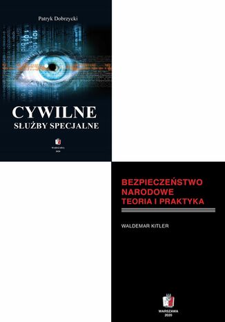 SŁUŻBY SPECJALNE W SYSTEMIE BEZPIECZEŃSTWA NARODOWEGO Pakiet 2 książki Waldemar Kitler, Patryk Dobrzycki - okladka książki