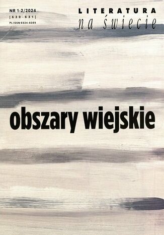 Literatura na Świecie 1-2/2024 Opracowanie zbiorowe - okladka książki