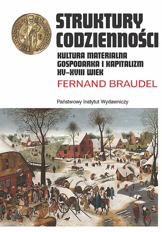 Struktury codzienności Fernand Braudel - okladka książki