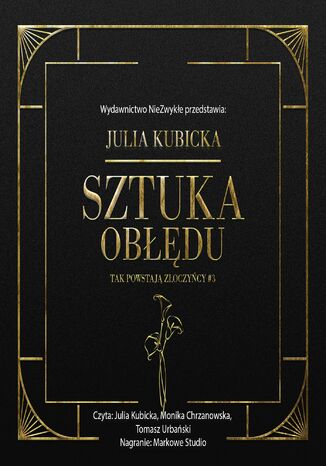 Sztuka obłędu Julia Kubicka - okladka książki