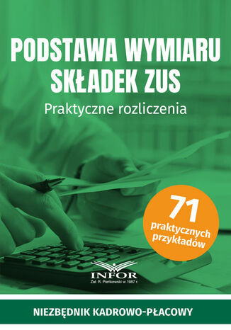 Podstawa wymiaru składek ZUS praca zbiorowa - okladka książki