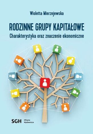 Rodzinne grupy kapitałowe. Charakterystyka oraz znaczenie ekonomiczne Wioletta Mierzejewska - okladka książki
