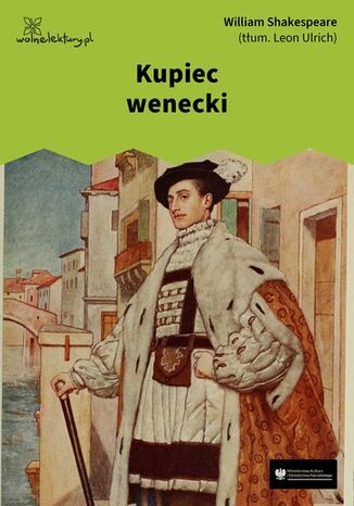 Kupiec wenecki William Shakespeare (Szekspir) - okladka książki