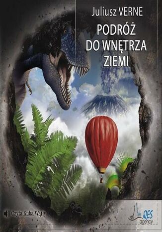 Podróż do wnętrza Ziemi Juliusz Verne - okladka książki