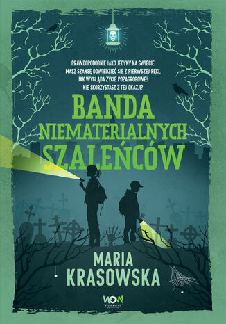 Banda niematerialnych szaleńców Maria Krasowska - okladka książki