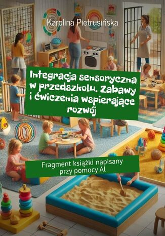 Integracja sensoryczna w przedszkolu. Zabawy i ćwiczenia wspierające rozwój Karolina Pietrusińska - okladka książki