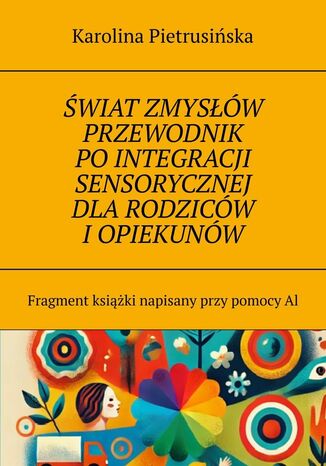 Świat zmysłów przewodnik po integracji sensorycznej dla rodziców i opiekunów Karolina Pietrusińska - okladka książki