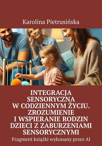 Integracja sensoryczna w codziennym życiu. Zrozumienie i wspieranie rodzin dzieci z zaburzeniami sensorycznymi Karolina Pietrusińska - okladka książki