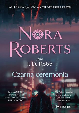 Czarna ceremonia Nora Roberts - okladka książki