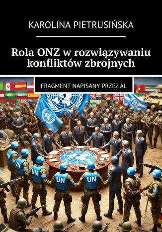 Rola ONZ w rozwiązywaniu konfliktów zbrojnych Karolina Pietrusińska - okladka książki