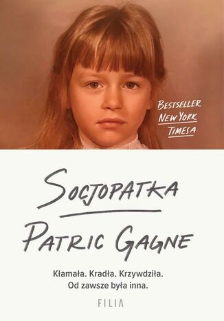 Socjopatka Patric Gagne - okladka książki