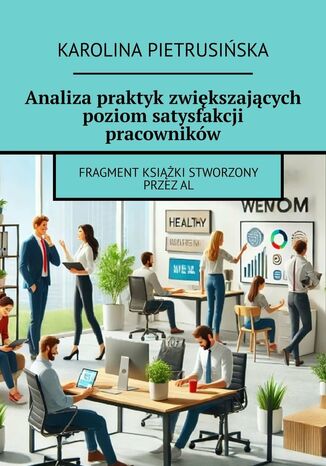 Analiza praktyk zwiększających poziom satysfakcji pracowników Karolina Pietrusińska - okladka książki