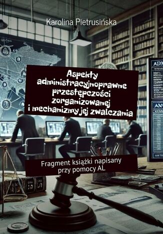 Aspekty administracyjnoprawne przestępczości zorganizowanej i mechanizmy jej zwalczania Karolina Pietrusińska - okladka książki