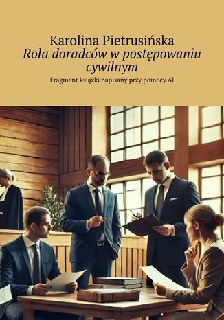 Rola doradców w postępowaniu cywilnym Karolina Pietrusińska - okladka książki