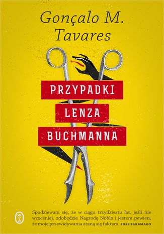 Przypadki Lenza Buchmanna Gonçalo M. Tavares - okladka książki