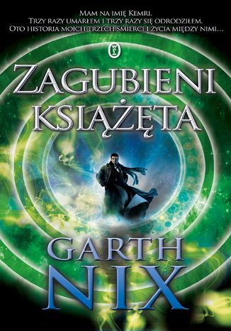 Zagubieni książęta Garth Nix - okladka książki