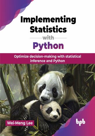 Implementing Statistics with Python Wei-Meng Lee - okladka książki