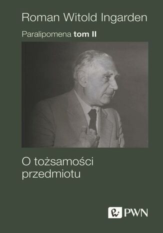 Paralipomena Tom 2 Roman Witold Ingarden - okladka książki