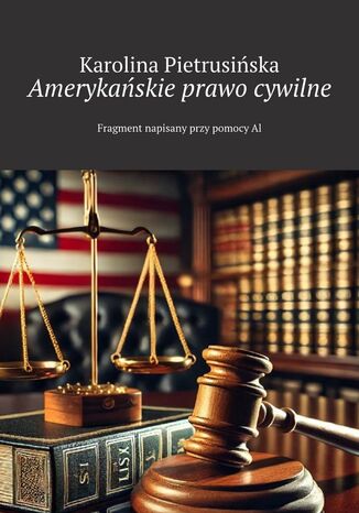 Amerykańskie prawo cywilne Karolina Pietrusińska - okladka książki