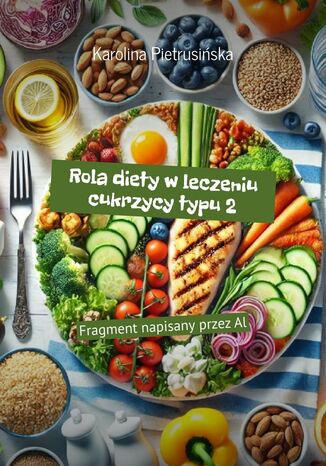 Rola diety w leczeniu cukrzycy typu 2 Karolina Pietrusińska - okladka książki