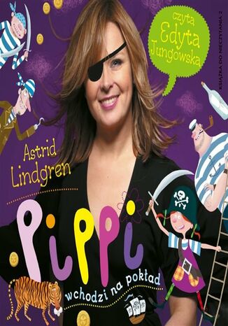 Pippi wchodzi na pokład cz.II Astrid Lindgren - okladka książki