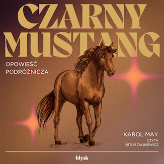 Czarny Mustang Karol May - okladka książki