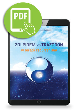 Zolpidem vs trazodon w terapii zaburzeń snu Jerzy Leszek - okladka książki