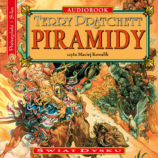 Piramidy Terry Pratchett - okladka książki