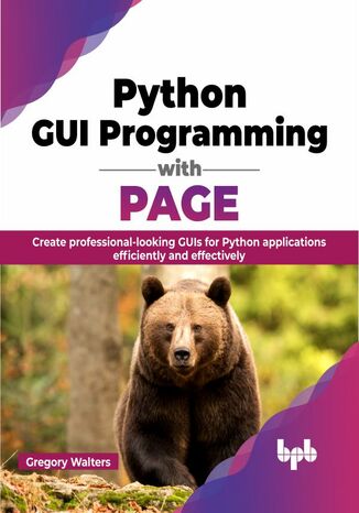 Python GUI Programming with PAGE Gregory Walters - okladka książki