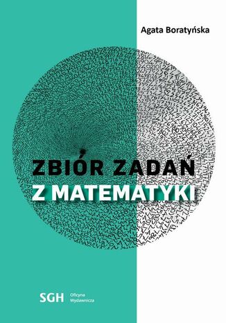 Zbiór zadań z matematyki Agata Boratyńska - okladka książki