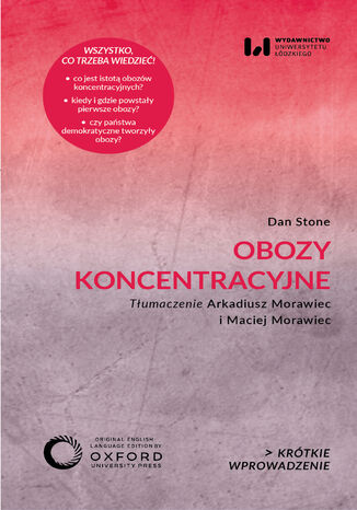 Obozy koncentracyjne. Krótkie Wprowadzenie 44 Dan Stone - okladka książki