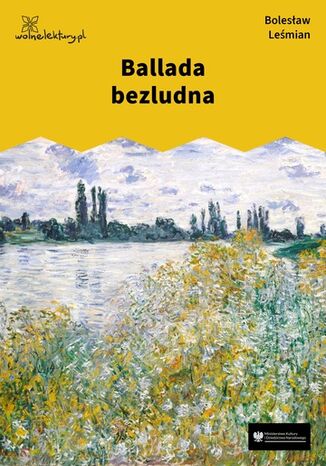 Ballada bezludna Bolesław Leśmian - okladka książki