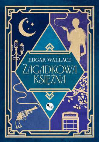 Zagadkowa księżna Edgar Wallace - okladka książki