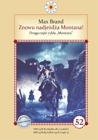 Znowu Nadjeżdża Montana! Max Brand - okladka książki