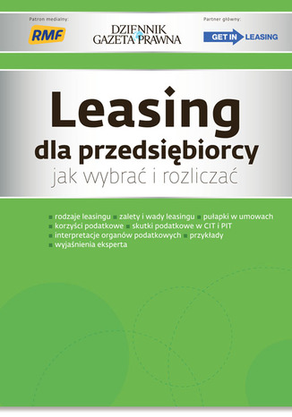 Leasing dla przedsiębiorcy jak wybrać i rozliczać Radosław Kowalski - okladka książki