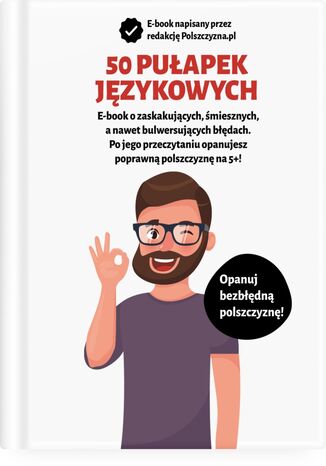 50 pułapek językowych Katarzyna Kon - okladka książki