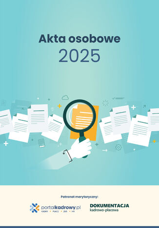 Akta osobowe 2025 Praca zbiorowa - okladka książki