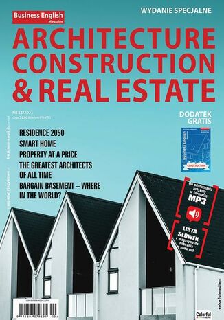 Business English Magazine - Architecture Construction and Real Estate Colorful Media - okladka książki