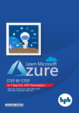 Learn Microsoft Azure Step by Step in 7 days for .NET Developers Saillesh Pawar - okladka książki