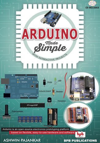 Arduino made simple Ashwin Pajankar - okladka książki