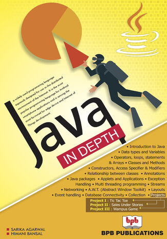 Java in depth Sarika Agarwal, Himani Bansal - okladka książki