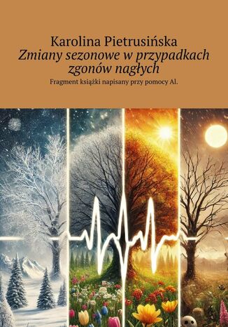 Zmiany sezonowe w przypadkach zgonów nagłych Karolina Pietrusińska - okladka książki