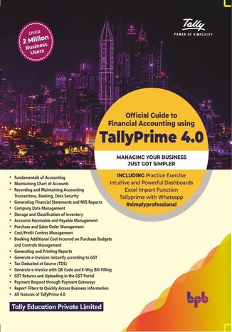 Official Guide to Financial Accounting using TallyPrime Tally Education Private Limited - okladka książki