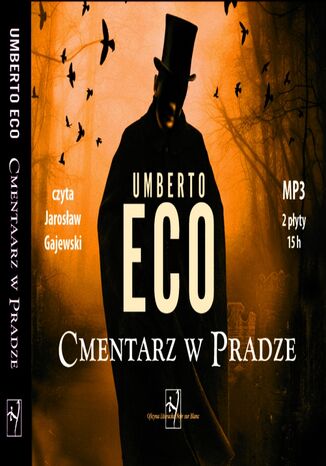 Cmentarz w Pradze Umberto Eco - okladka książki