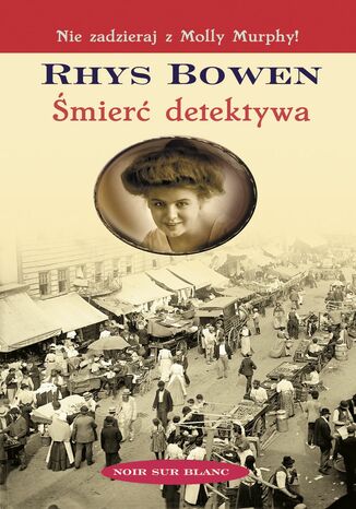 Śmierć detektywa Rhys Bowen - okladka książki