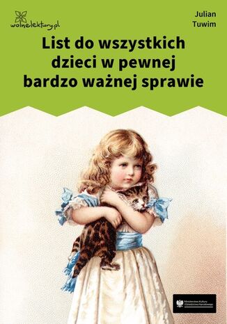 List do wszystkich dzieci w pewnej bardzo ważnej sprawie Julian Tuwim - okladka książki